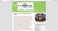 Desktop Screenshot of csardasdancecompany.blogspot.com