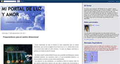 Desktop Screenshot of miportaldeluzyamor.blogspot.com