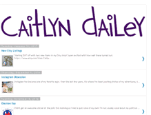 Tablet Screenshot of caitlyndailey.blogspot.com