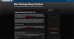 Desktop Screenshot of blog-dofollow.blogspot.com