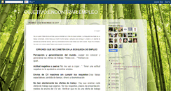 Desktop Screenshot of objetivoencontrarempleo.blogspot.com