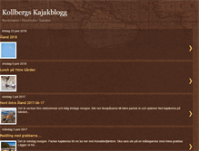 Tablet Screenshot of kollbergskajakblogg.blogspot.com