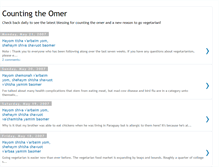 Tablet Screenshot of countingtheomer.blogspot.com