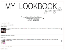 Tablet Screenshot of mylookbooks.blogspot.com