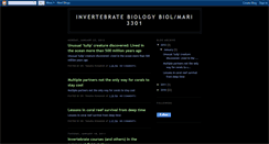 Desktop Screenshot of biol3301.blogspot.com