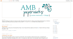 Desktop Screenshot of ambpaperworks.blogspot.com