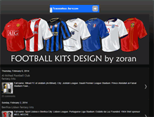Tablet Screenshot of footballkitsdesign.blogspot.com