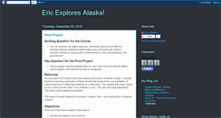 Desktop Screenshot of ericexploresalaska.blogspot.com