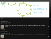 Tablet Screenshot of nansneedleworknotions.blogspot.com