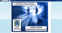 Desktop Screenshot of campeonatosexpedicaomochilas.blogspot.com