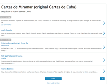 Tablet Screenshot of cartas-de-cuba.blogspot.com