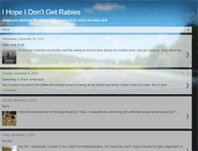 Tablet Screenshot of ihopeidontgetrabies.blogspot.com