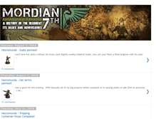 Tablet Screenshot of mordian7th.blogspot.com
