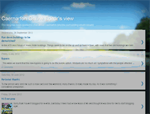 Tablet Screenshot of caernarfononline.blogspot.com