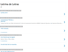 Tablet Screenshot of letrinadeletras.blogspot.com