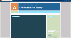 Desktop Screenshot of koblihozrout.blogspot.com