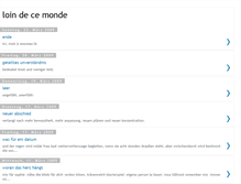 Tablet Screenshot of loin-de-ce-monde.blogspot.com