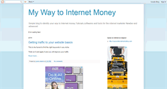 Desktop Screenshot of myinternetmoneyway.blogspot.com