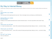 Tablet Screenshot of myinternetmoneyway.blogspot.com