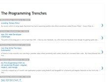 Tablet Screenshot of programmingtrenches.blogspot.com