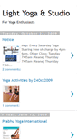 Mobile Screenshot of lightyoga.blogspot.com