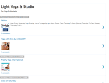 Tablet Screenshot of lightyoga.blogspot.com