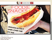 Tablet Screenshot of foodiesnacks.blogspot.com