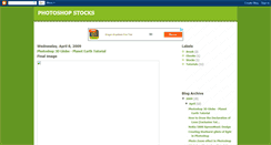 Desktop Screenshot of photoshopstocks.blogspot.com