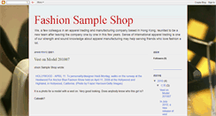 Desktop Screenshot of fashionsampleshop.blogspot.com