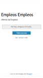 Mobile Screenshot of empleosempleos.blogspot.com