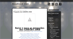 Desktop Screenshot of escudeirodecristo.blogspot.com