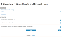 Tablet Screenshot of knitbuddiesconversions.blogspot.com
