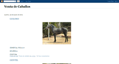 Desktop Screenshot of caballosparatodos.blogspot.com