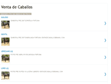 Tablet Screenshot of caballosparatodos.blogspot.com