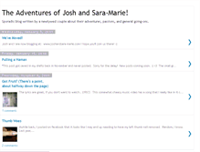 Tablet Screenshot of joshandsara-marie.blogspot.com