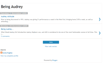 Tablet Screenshot of beingaudreyh.blogspot.com