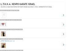 Tablet Screenshot of kenpo-israel.blogspot.com