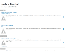 Tablet Screenshot of igualadapaintball.blogspot.com