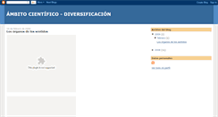 Desktop Screenshot of ambitocientifico0809.blogspot.com