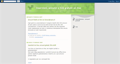 Desktop Screenshot of inserzioni.blogspot.com