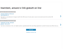Tablet Screenshot of inserzioni.blogspot.com