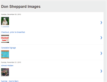 Tablet Screenshot of donsheppardimages.blogspot.com