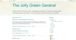 Desktop Screenshot of greengeneral.blogspot.com