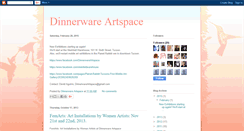 Desktop Screenshot of dinnerwareartspace.blogspot.com