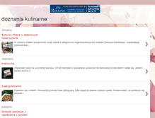 Tablet Screenshot of doznaniakulinarne.blogspot.com