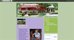 Desktop Screenshot of homesteadweaver.blogspot.com