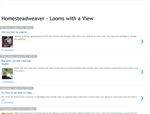Tablet Screenshot of homesteadweaver.blogspot.com