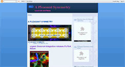 Desktop Screenshot of apleasantsymmetry.blogspot.com