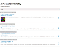 Tablet Screenshot of apleasantsymmetry.blogspot.com