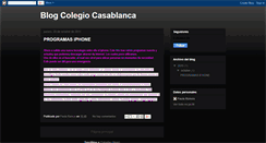 Desktop Screenshot of blogcolegiocasablancapaula.blogspot.com